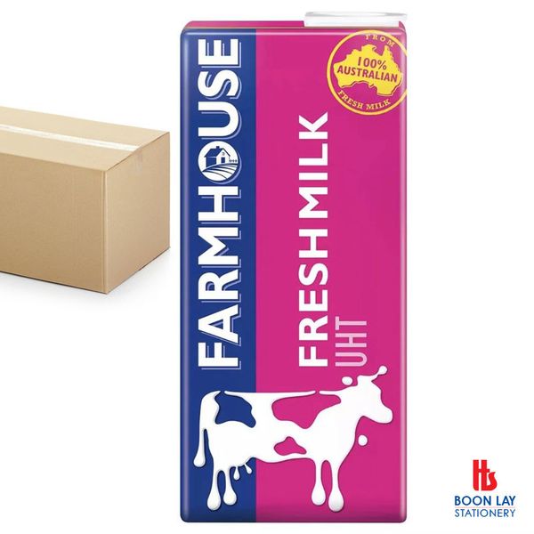 FARMHOUSE UHT Fresh Milk - 1L x 12's