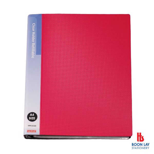 ALFAX Clear Holder Refillable 30-Hole A4 - Pink (PPF3020)