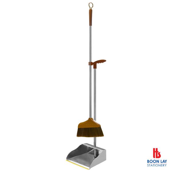 Stainless Steel Dustpan Broom Set (K819)