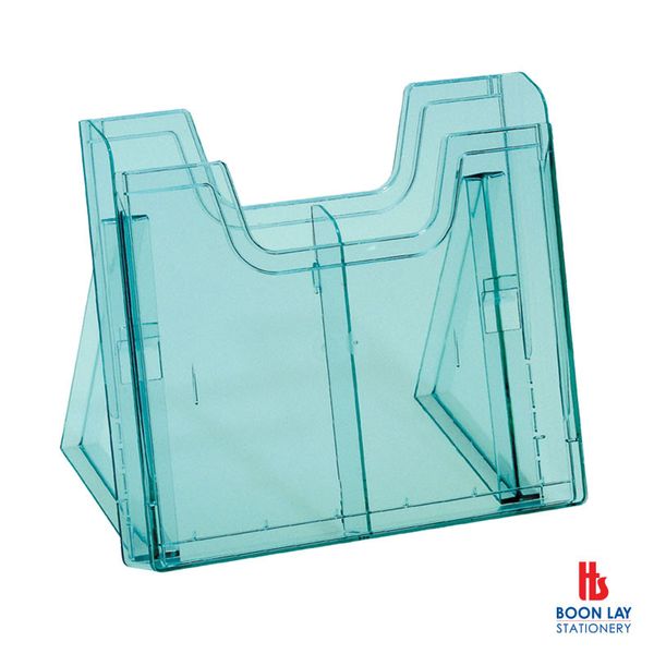 MULTIFORM Display Rack with 2 pockets A6 Portrait (TS) - Glass Green (06183737)
