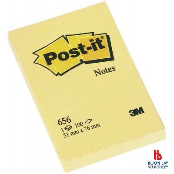 3M Post-it Notes 2" x 3" - Canary Yellow (656)