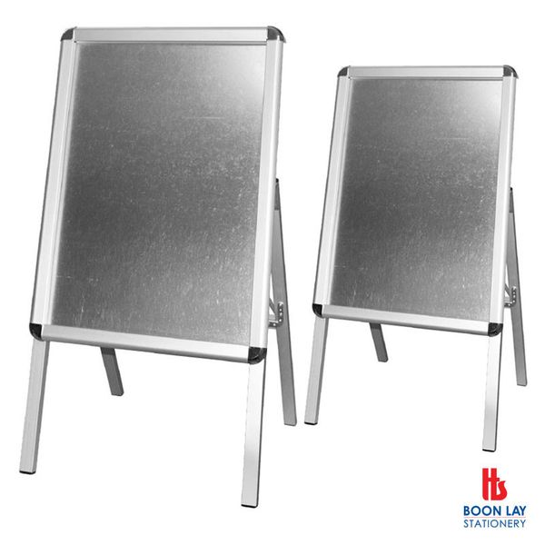 ARTEX Double-Sided Silver Snap Frame Menu Board* (JHA)