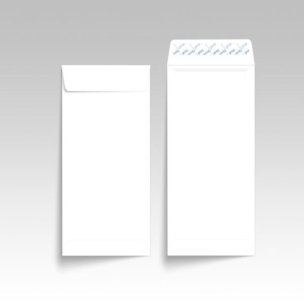 ALFAX White Peel & Seal Envelope 4x9" - Pack of 24's