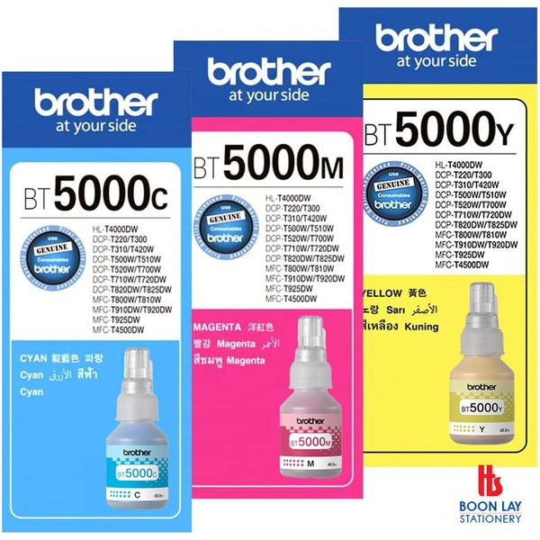 BROTHER Ink Bottle - Colour (BT5000)