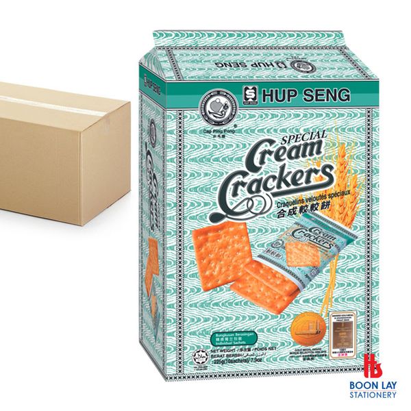 HUP SENG Special Cream Cracker - 225g x 12pkts (10's)