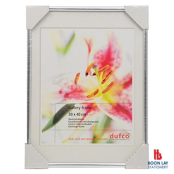 DUFCO Plastic Frame 30x40cm - Silver (150030029)