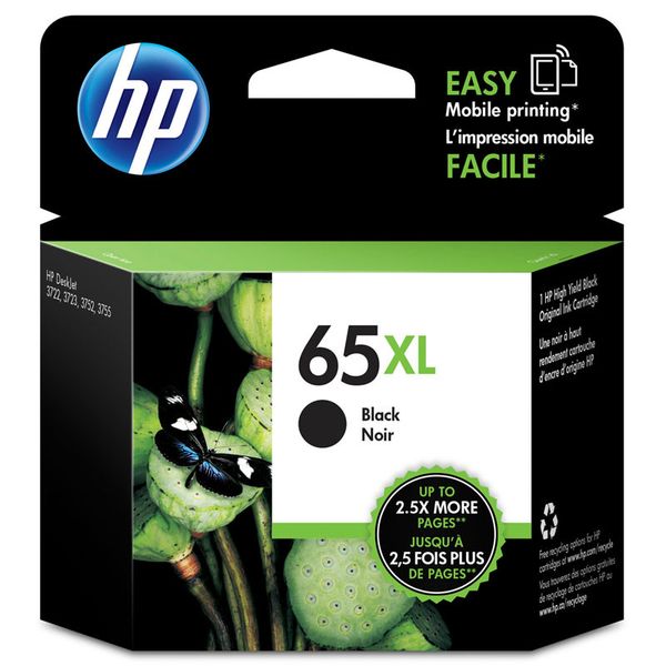 HP Ink Cartridge N9K04AA - Black (65XL)