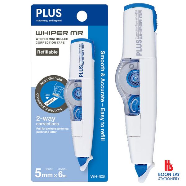 PLUS Whiper MR Correction Tape 5mmx6m (WH605) 52737