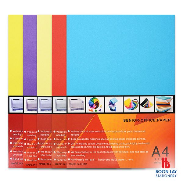 ALFAX Colour Paper 80gsm A4 - Pack of 100's