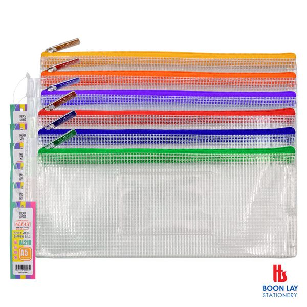 ALFAX Mesh Zip Bag 235x100mm A5½ (AL216)
