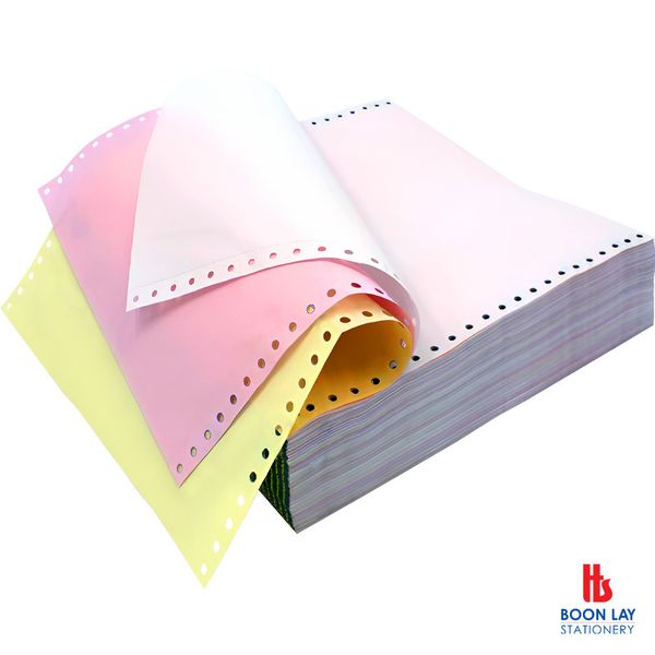 Computer Form NCR 3ply 9.5"x11" White/Pink/Yellow - Box of 800's