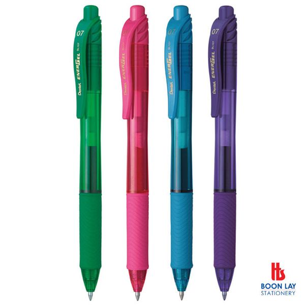 PENTEL Energel-X Retractable Gel Roller Pen 0.7mm - Box of 12's (BL107)