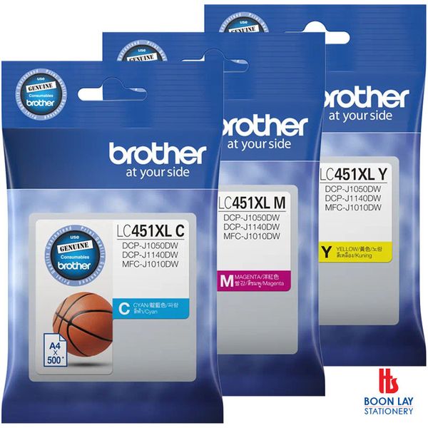 BROTHER Ink Cartridge - Colours (LC451XL)
