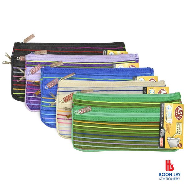 ALFAX Double Zip Mesh Bag A5½ (AL423)