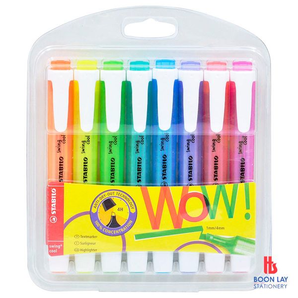 STABILO Swing Cool Highlighter Set of 8 Colours (275/8)