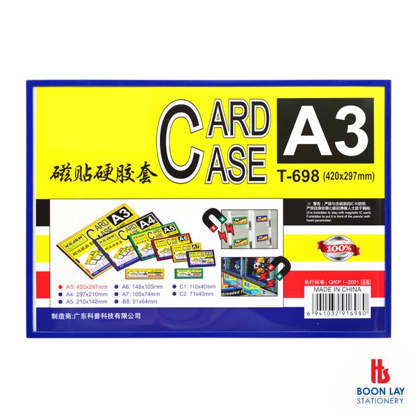 KEJEA Magnetic Card Case A3 - Blue (T698)