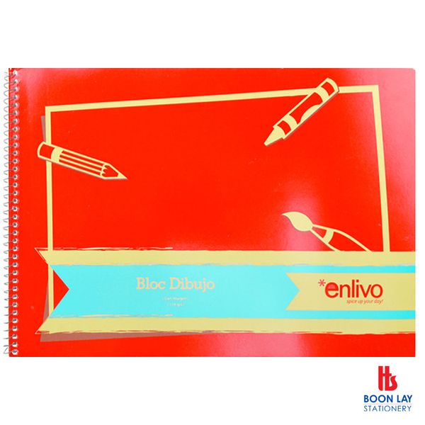 ENLIVO Sketch Book wiith Frame 110gsm 20pgs A4 (SP0382071)