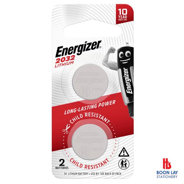 ENERGIZER Lithium Coin Battery 3V - Pack of 2's (CR2032)