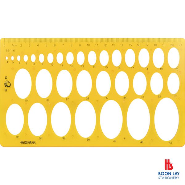 Oval Template 210x130mm (KJ003)