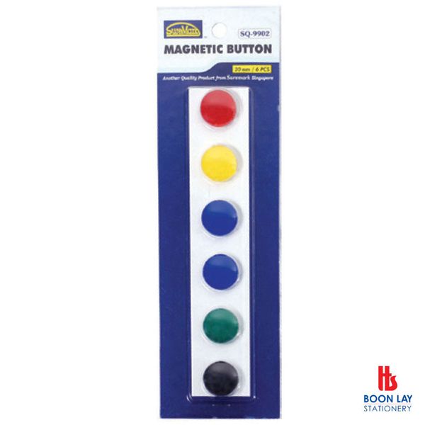 SUREMARK Magnetic Buttons Ø20mm - Pack of 6's (SQ9902)