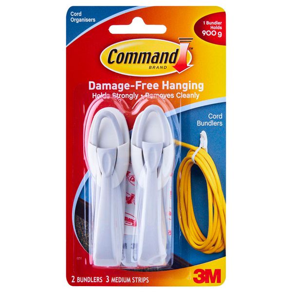 3M Command Cord Bundlers Organizer - Pack of 2's (17304)