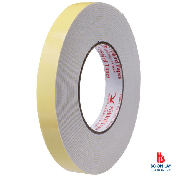 Double Sided Foam Tape 18mmx8m - White (188N)