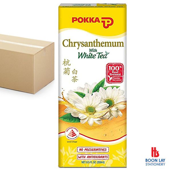 POKKA Packet Drink - Chrysanthemum White Tea 250ml x 24's