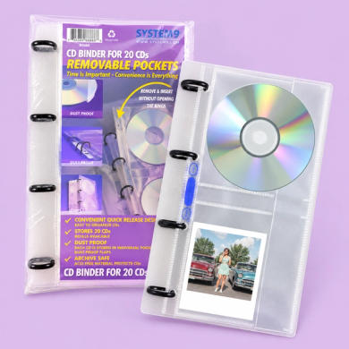 SYSTEM9 4D Ring Pocket Binder