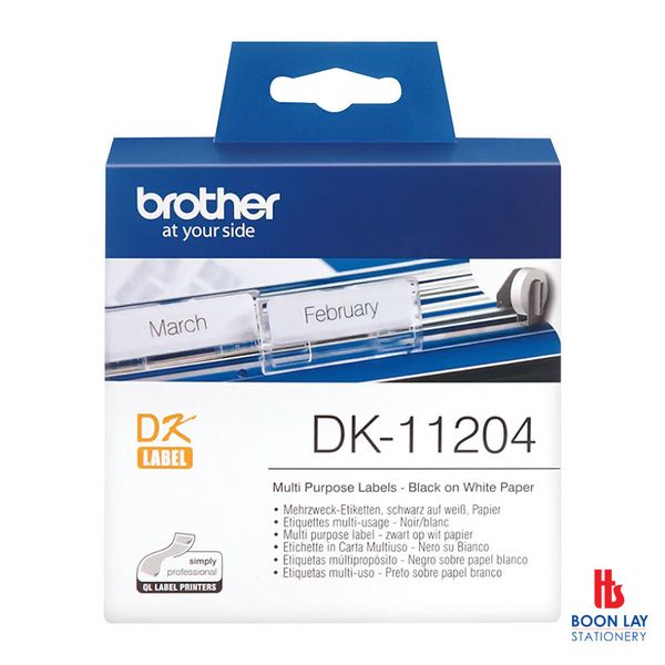 BROTHER Multi Purpose Label - 17x54mm (DK11204)