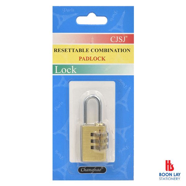 Number Pad Lock - Gold (CR04B)