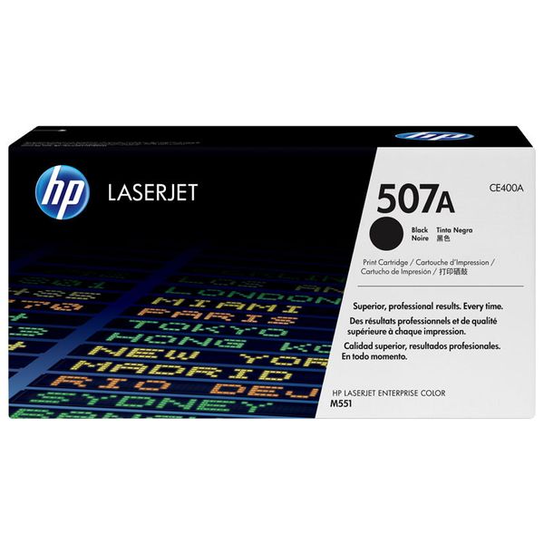 HP Toner Cartridge  CE400A - Black (507A)