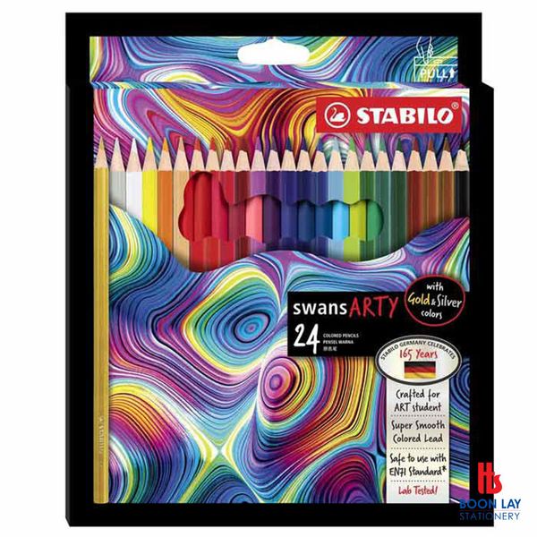 STABILO Arty Colour Pencil - 24 Colours (1520A/24)