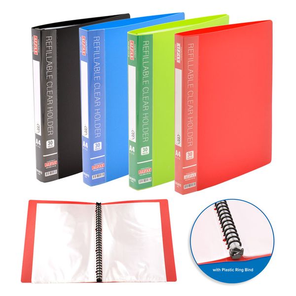 ALFAX Clear Holder Refillable 30-Hole A4 (CH3072)