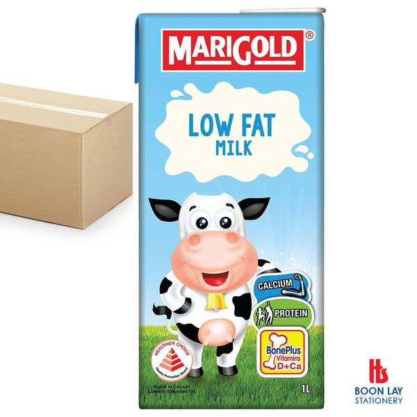 MARIGOLD UHT Low Fat UHT Milk - 1L x 12's