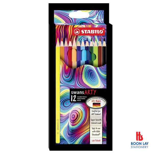 STABILO Arty Colour Pencil - 12 Colours (1520A/12)