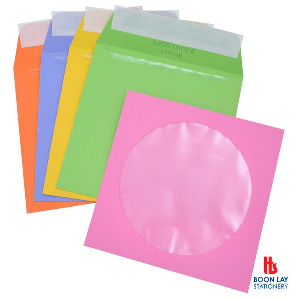 ELCO Peel & Seal CD Colour Envelope - Pack of 25's (74641-100)