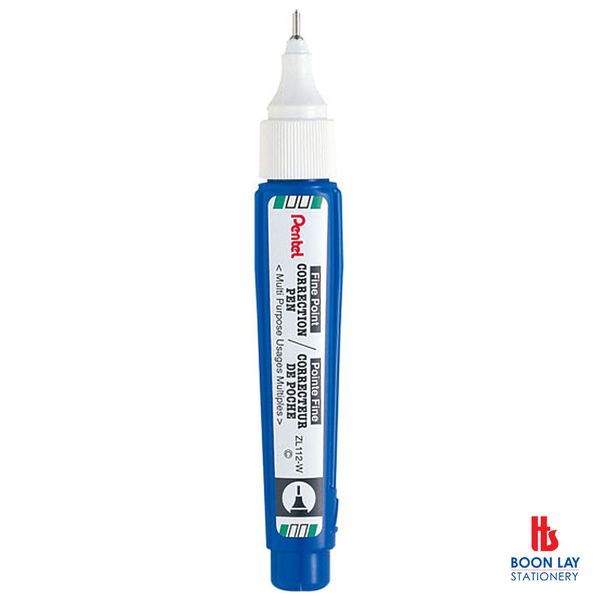 PENTEL Fine Correction Pen 4.2ml (ZL112W )