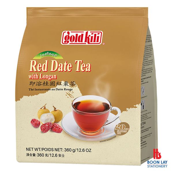 GOLD KILI Instant Red Date Tea With Longan -18g x 20's