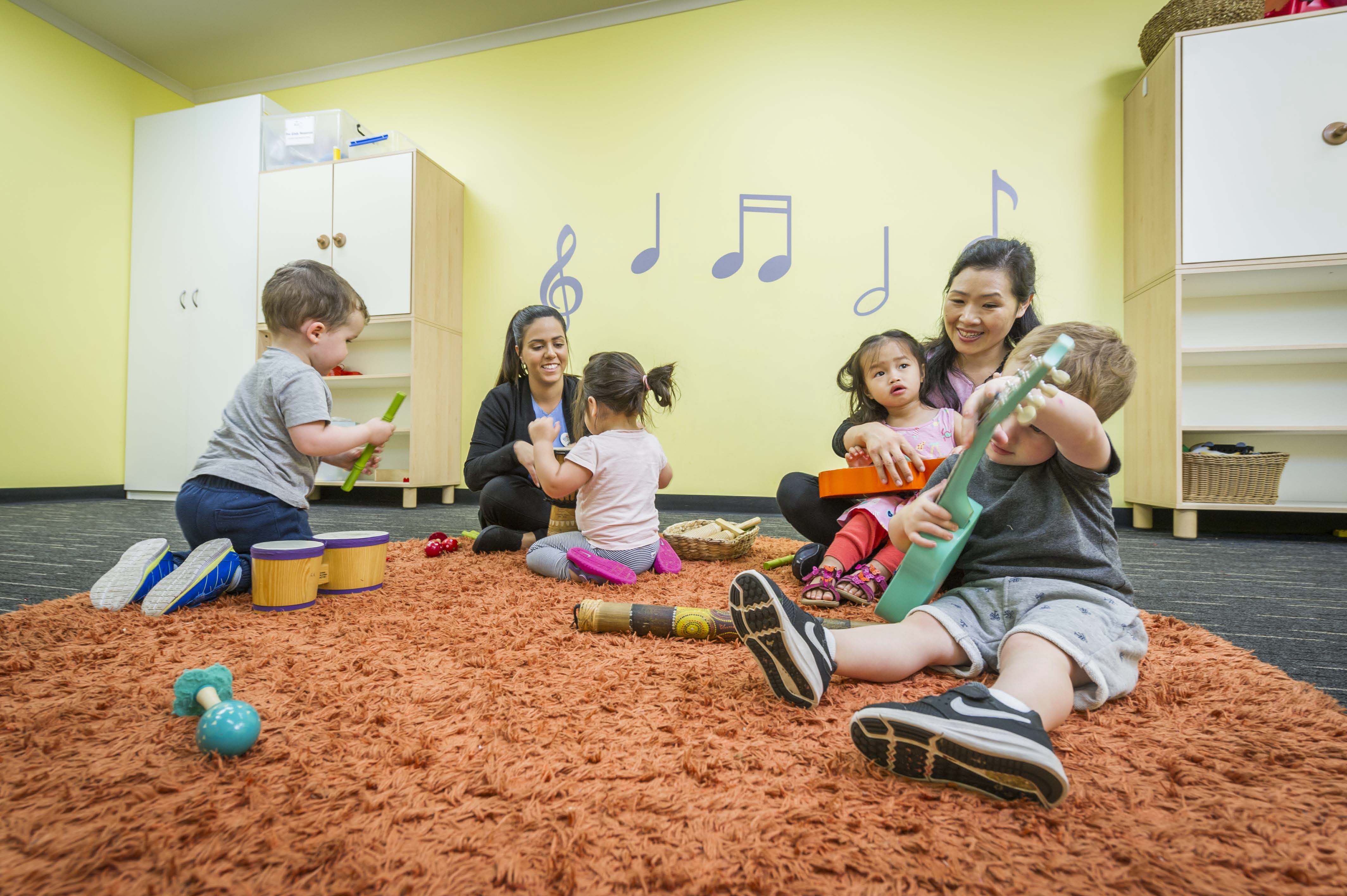 Children Playing and Interacting