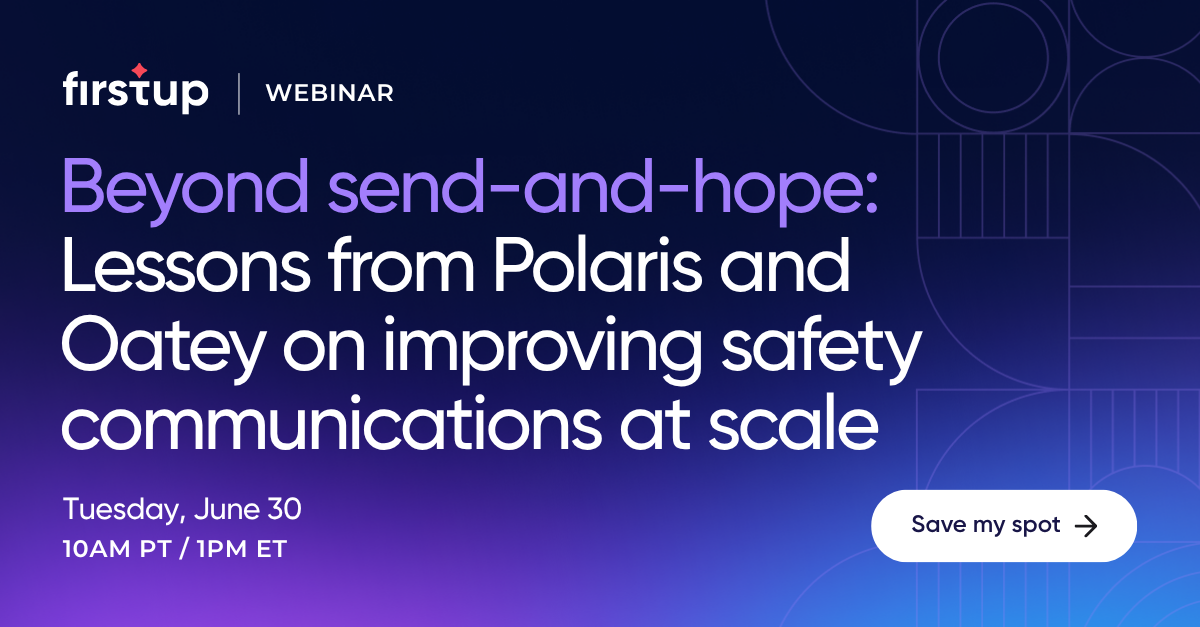 Beyond send-and-hope: Lessons from Polaris and Oatey