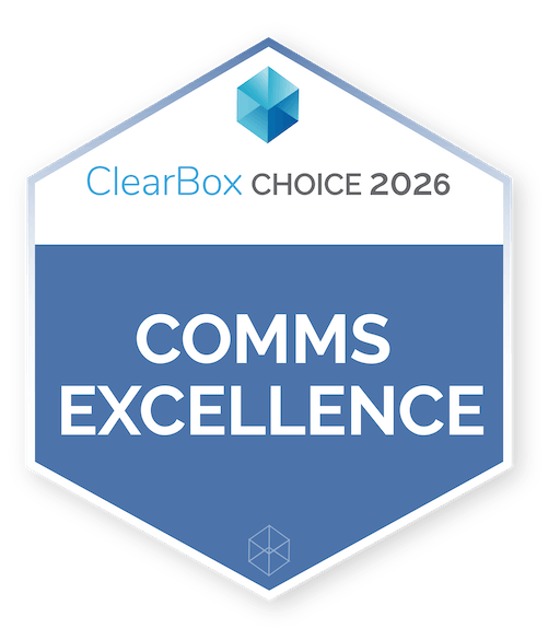 Comms Excellence ClearBox Choices Badge 2026