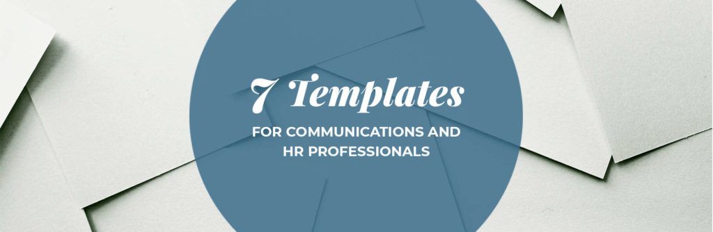 Planning an Effective Internal Communication Strategy: 7 Templates for HR and Communications Professionals