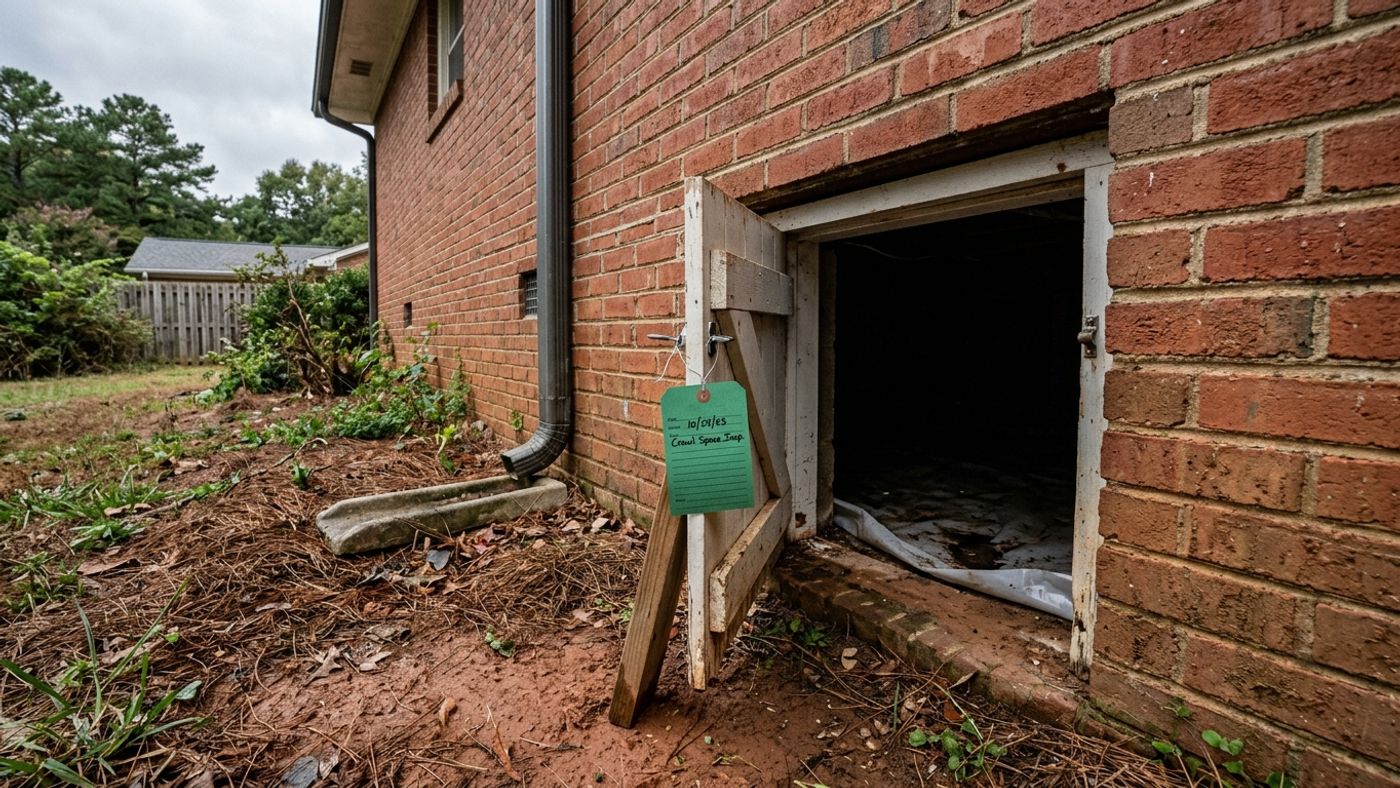 Crawl Space Maintenance for Vacant Homes in North Carolina