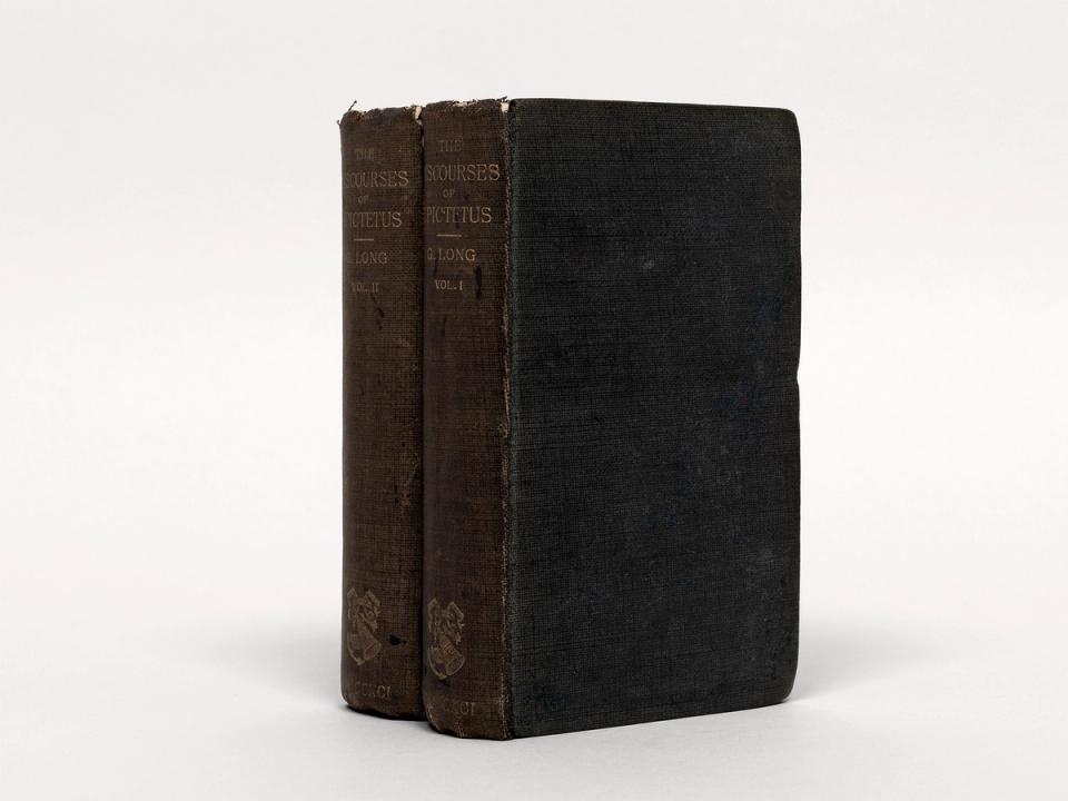 Binding: Epictetus, Discourses, Encheiridion and Fragments. London, 1891 