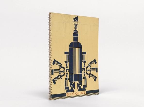 Liste des grand vins fins., Établissements Nicolas (ed.); Iribe, Paul