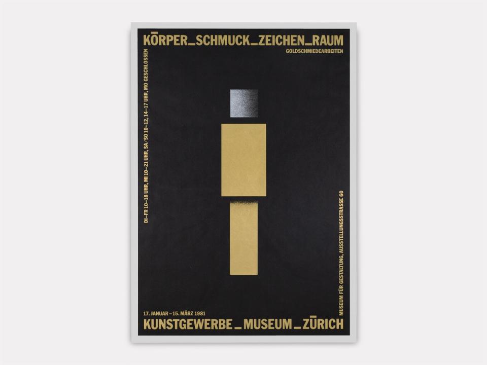 Staehelin: Körper, Schmuck, Zeichen, Raum. 1981