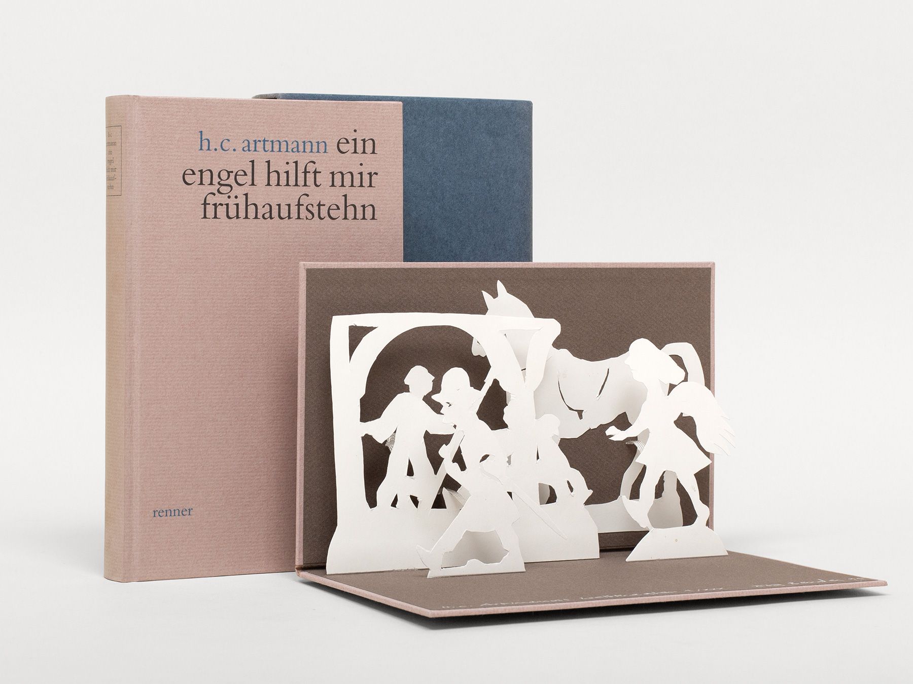 Ein Engel hilft mir Frühaufstehn. Arbeiten für das Theater 2. [Textband u. Kunstbeilage]., Artmann, Hans Carl; Bender, Eta (Ill.)