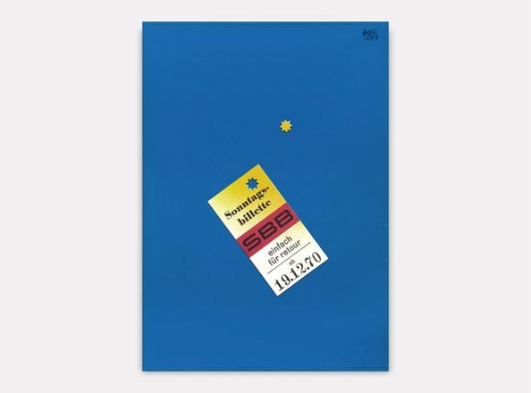 Sonntagsbillete. Einfach für retour., Herbert Leupin