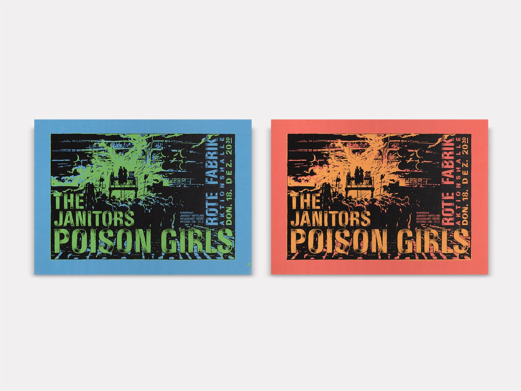 Poison Girls. The Janitors., Peter Baeder