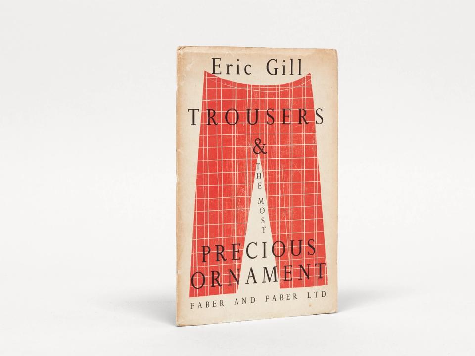 Eric Gill: Trousers & The Most Precious Ornament. 1937